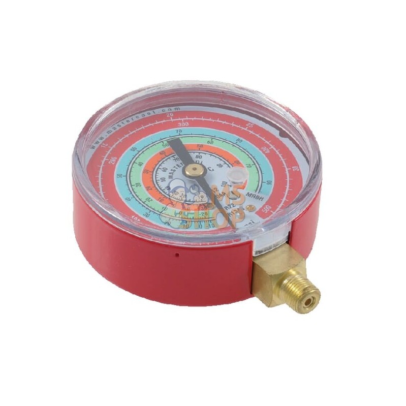 Manomètre 80 mm haute-pression rouge | UNBRANDED Manomètre 80 mm haute-pression rouge | UNBRANDEDPR#653407