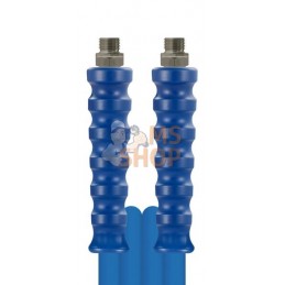 Tuyau à haute pression 25 m 2SC DN10 bleu 3/8" filetage mâle, avec coulissement à billes | UNBRANDED Tuyau à haute pression 25 m