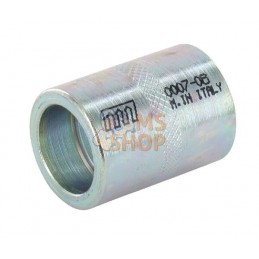 Jupe à sertir Ø25x34mm DN13 acier / zingué | UNBRANDED Jupe à sertir Ø25x34mm DN13 acier / zingué | UNBRANDEDPR#752294