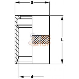 Jupe à sertir Ø21x31mm DN10 acier / zingué | UNBRANDED Jupe à sertir Ø21x31mm DN10 acier / zingué | UNBRANDEDPR#752293