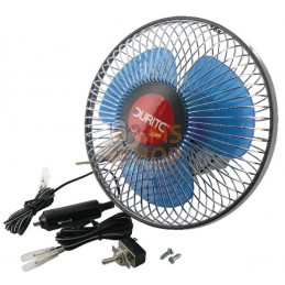 Ventilateur 12v 6" oscillant | UNBRANDED Ventilateur 12v 6" oscillant | UNBRANDEDPR#822345