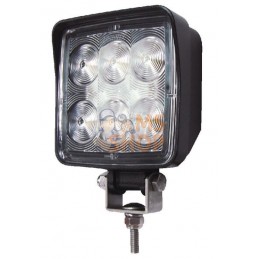Phare de travail LED carré 18W 1440lm faisceau large | UNBRANDED Phare de travail LED carré 18W 1440lm faisceau large | UNBRANDE