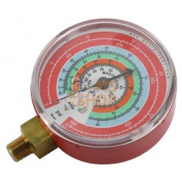 Manomètre 63 mm haute-pression rouge | UNBRANDED Manomètre 63 mm haute-pression rouge | UNBRANDEDPR#653405