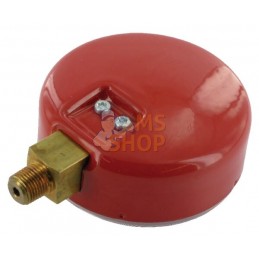 Manomètre 63 mm haute-pression rouge | UNBRANDED Manomètre 63 mm haute-pression rouge | UNBRANDEDPR#653405