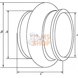 Soufflet 219 mm L=400 mm | UNBRANDED Soufflet 219 mm L=400 mm | UNBRANDEDPR#752246