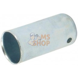 Jupe pour tuyau de climatisation Ø15x35mm DN9,5 acier / zingué / blanc passivé | UNBRANDED Jupe pour tuyau de climatisation Ø15x