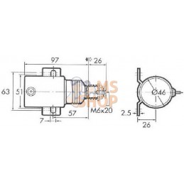 Solenoïde de stop 12 V 25mm 70 | UNBRANDED Solenoïde de stop 12 V 25mm 70 | UNBRANDEDPR#822204