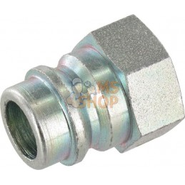 Raccord hydraulique 1/4" acier | UNBRANDED Raccord hydraulique 1/4" acier | UNBRANDEDPR#779059
