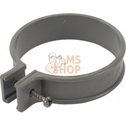 Support tuyau PVC 80 mm gris | UNBRANDED Support tuyau PVC 80 mm gris | UNBRANDEDPR#876475