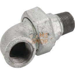Raccord 90° zingué F/M 3/4" | UNBRANDED Raccord 90° zingué F/M 3/4" | UNBRANDEDPR#875636
