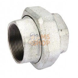 Raccord zingué F/F 1 1/2" | UNBRANDED Raccord zingué F/F 1 1/2" | UNBRANDEDPR#876054