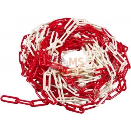 Chaîne en PVC rouge/blanche 8 mm | UNBRANDED Chaîne en PVC rouge/blanche 8 mm | UNBRANDEDPR#910270