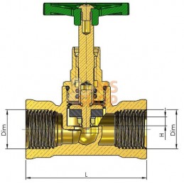 DGV robinet d'arrêt 3/8" | UNBRANDED DGV robinet d'arrêt 3/8" | UNBRANDEDPR#752402