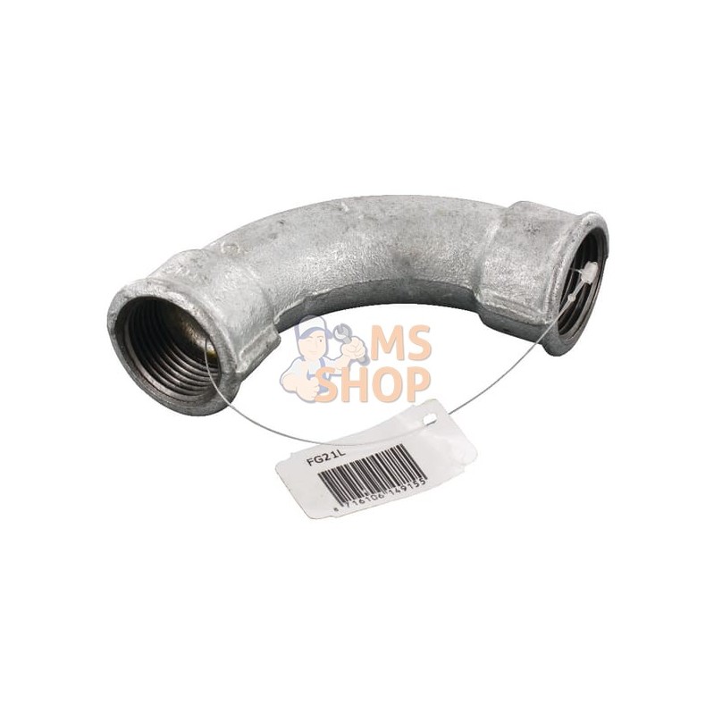 Coude 90° fem/fem zing 1" | UNBRANDED Coude 90° fem/fem zing 1" | UNBRANDEDPR#875335