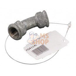 Coude 45° zingué 2xF 1/4" | UNBRANDED Coude 45° zingué 2xF 1/4" | UNBRANDEDPR#875583