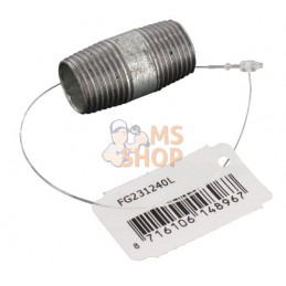 Embout zingué 1/2"x40 mm | UNBRANDED Embout zingué 1/2"x40 mm | UNBRANDEDPR#875936