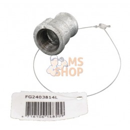 Raccord zin fem 3/8"x1/4" | UNBRANDED Raccord zin fem 3/8"x1/4" | UNBRANDEDPR#876152