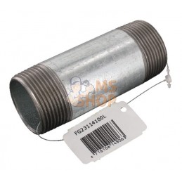 Embout zingué 1 1/4"x100 mm | UNBRANDED Embout zingué 1 1/4"x100 mm | UNBRANDEDPR#876435