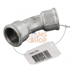 Coude 45° zingué 2xF 3/4" | UNBRANDED Coude 45° zingué 2xF 3/4" | UNBRANDEDPR#875550