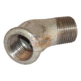 Coude 45° zingué F/M 2" | UNBRANDED Coude 45° zingué F/M 2" | UNBRANDEDPR#875355