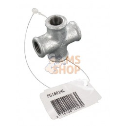 Croisillon zingué femelle 1/4" | UNBRANDED Croisillon zingué femelle 1/4" | UNBRANDEDPR#875665