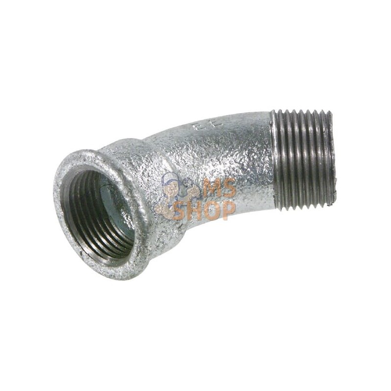 Coude 45° zingué F/M 3/8" | UNBRANDED Coude 45° zingué F/M 3/8" | UNBRANDEDPR#875551