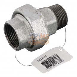 Raccord zingué fem/mâle 1" | UNBRANDED Raccord zingué fem/mâle 1" | UNBRANDEDPR#875463