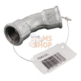 Coude 45° zingué 2xF 1/2" | UNBRANDED Coude 45° zingué 2xF 1/2" | UNBRANDEDPR#875570
