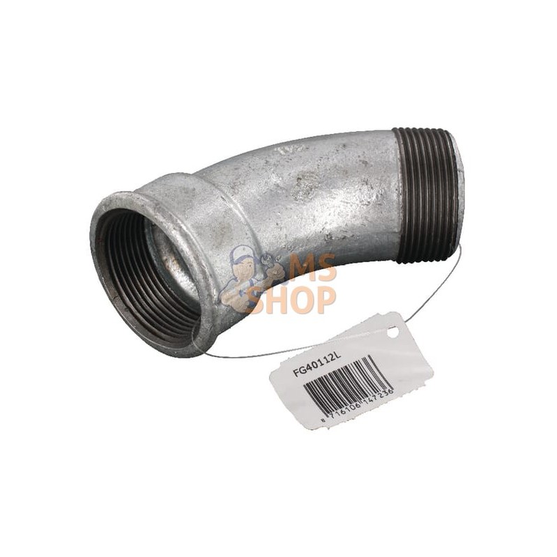 Coude 45° fem/mâle zing 1 1/2" | UNBRANDED Coude 45° fem/mâle zing 1 1/2" | UNBRANDEDPR#875791