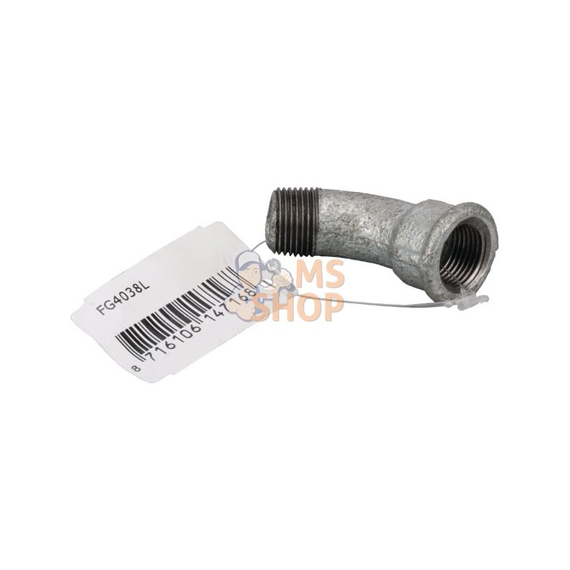 Coude 45° fem/mâle zing 3/8" | UNBRANDED Coude 45° fem/mâle zing 3/8" | UNBRANDEDPR#875555