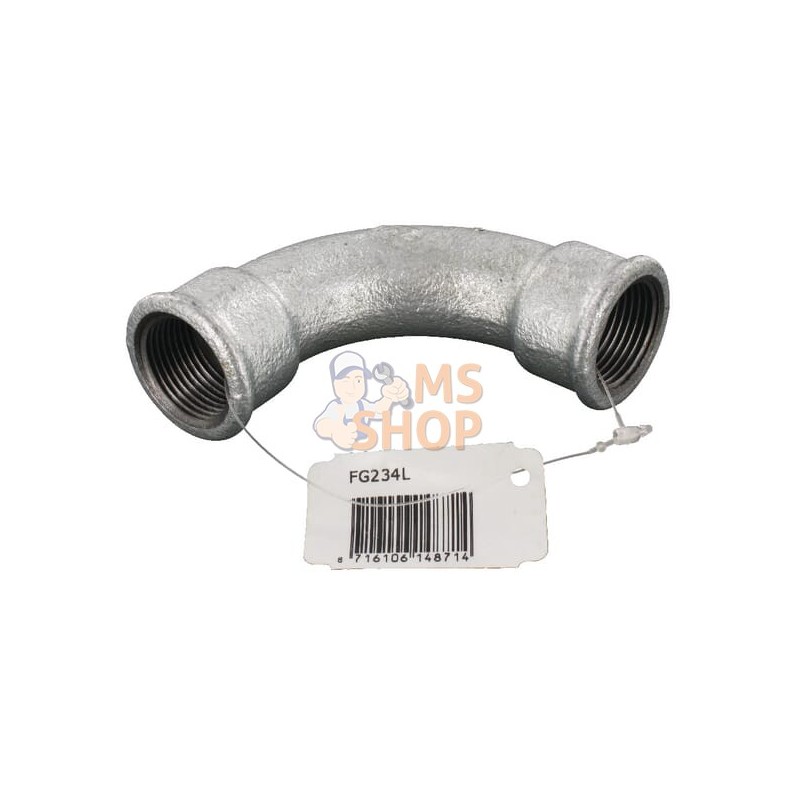 Coude 90° fem/fem zing 3/4" | UNBRANDED Coude 90° fem/fem zing 3/4" | UNBRANDEDPR#875397