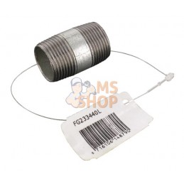 Embout zingué 3/4"x40 mm | UNBRANDED Embout zingué 3/4"x40 mm | UNBRANDEDPR#876073