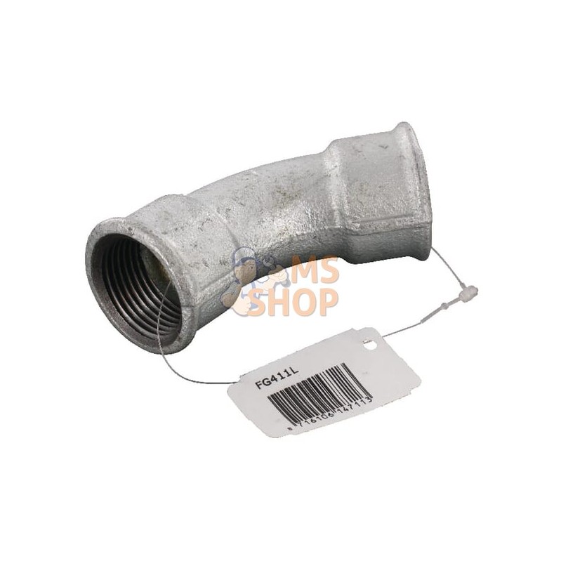 Coude 45° zingué 2xF 1" | UNBRANDED Coude 45° zingué 2xF 1" | UNBRANDEDPR#875498