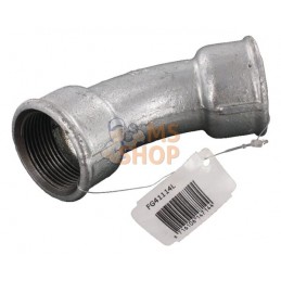Coude 45° zingué 2xF 1 1/4" | UNBRANDED Coude 45° zingué 2xF 1 1/4" | UNBRANDEDPR#875763
