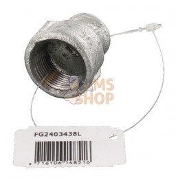 Raccord zin fem 3/4"x3/8" | UNBRANDED Raccord zin fem 3/4"x3/8" | UNBRANDEDPR#876206
