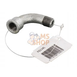 Coude 90° fem/mâle zing 1/4" | UNBRANDED Coude 90° fem/mâle zing 1/4" | UNBRANDEDPR#875377