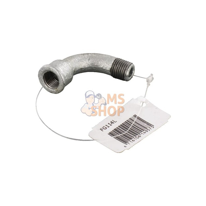 Coude 90° fem/mâle zing 1/4" | UNBRANDED Coude 90° fem/mâle zing 1/4" | UNBRANDEDPR#875377