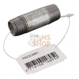 Embout zingué 1/2"x60 mm | UNBRANDED Embout zingué 1/2"x60 mm | UNBRANDEDPR#875925
