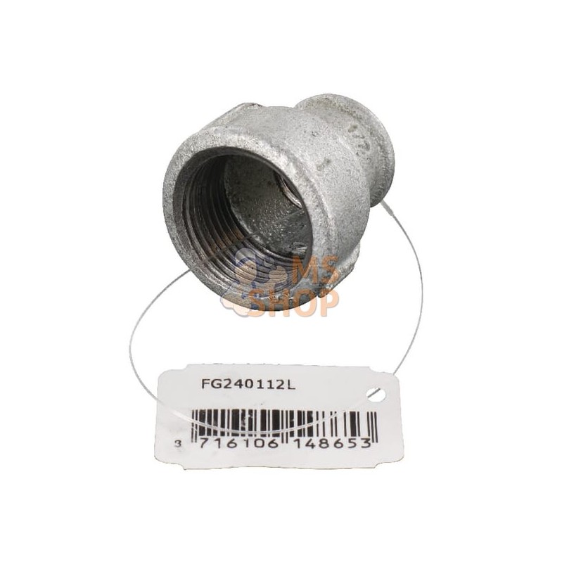 Raccord zin fem 1"x1/2" | UNBRANDED Raccord zin fem 1"x1/2" | UNBRANDEDPR#875956