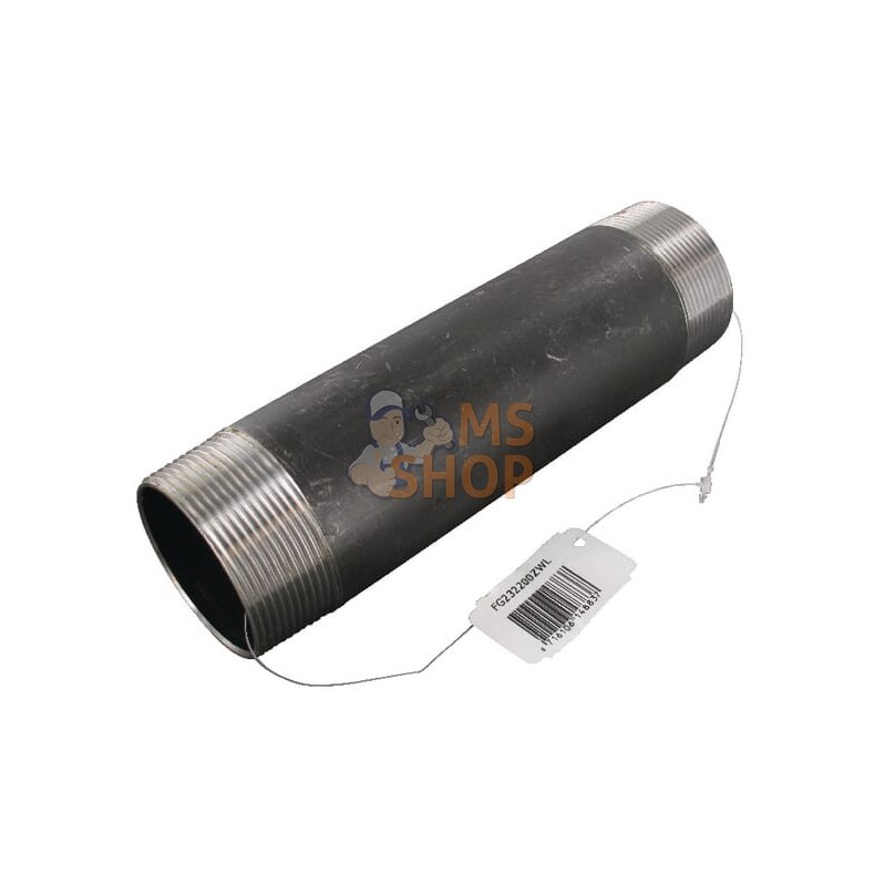 Embout de tuyau noir 2"x200 mm | UNBRANDED Embout de tuyau noir 2"x200 mm | UNBRANDEDPR#875947