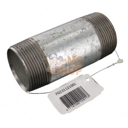 Embout zingué 1 1/2"x100mm | UNBRANDED Embout zingué 1 1/2"x100mm | UNBRANDEDPR#876335