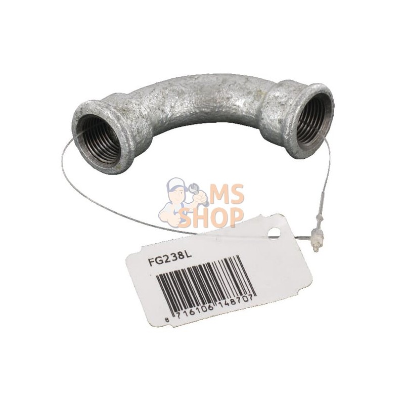 Coude 90° fem/fem zing 3/8" | UNBRANDED Coude 90° fem/fem zing 3/8" | UNBRANDEDPR#875448