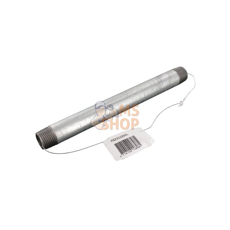 Embout zingué 1/2"x200mm | UNBRANDED Embout zingué 1/2"x200mm | UNBRANDEDPR#876135