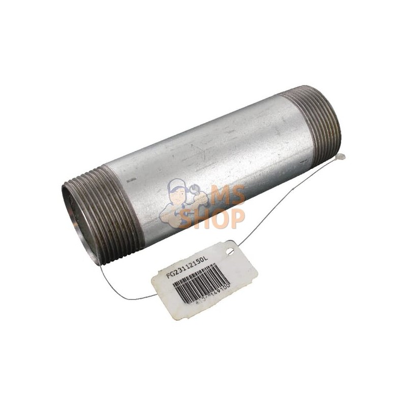 Embout zingué 1 1/2"x150 mm | UNBRANDED Embout zingué 1 1/2"x150 mm | UNBRANDEDPR#876329