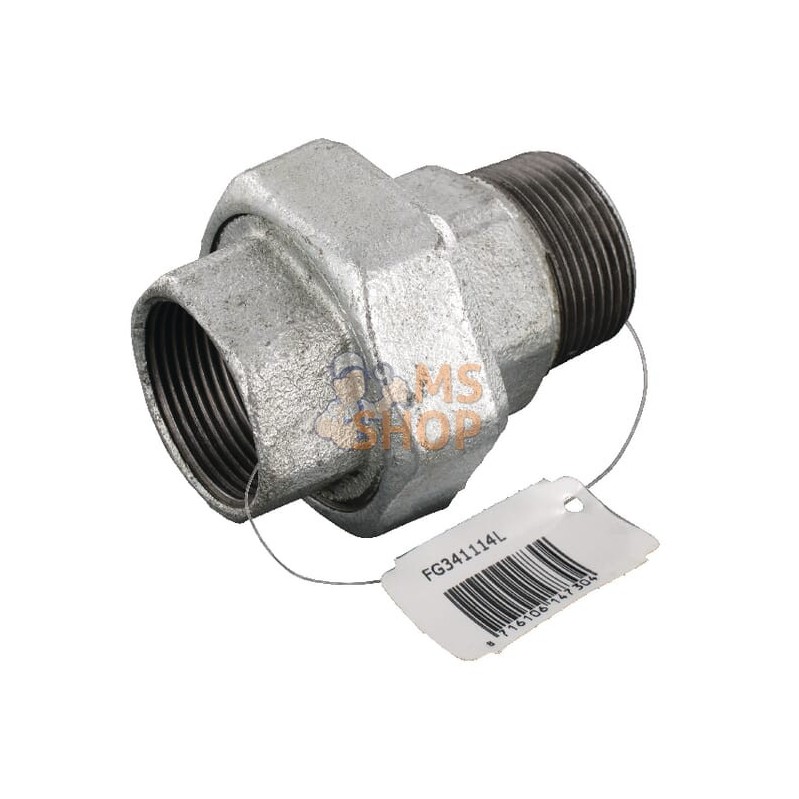 Raccord zingué fem/mâle 1 1/4" | UNBRANDED Raccord zingué fem/mâle 1 1/4" | UNBRANDEDPR#876114