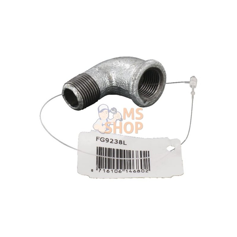 Coude zingué F/M 3/8" | UNBRANDED Coude zingué F/M 3/8" | UNBRANDEDPR#875614