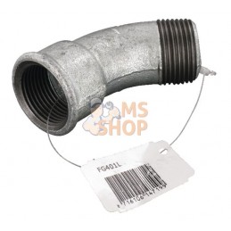 Coude 45° fem/mâle zing 1" | UNBRANDED Coude 45° fem/mâle zing 1" | UNBRANDEDPR#875506