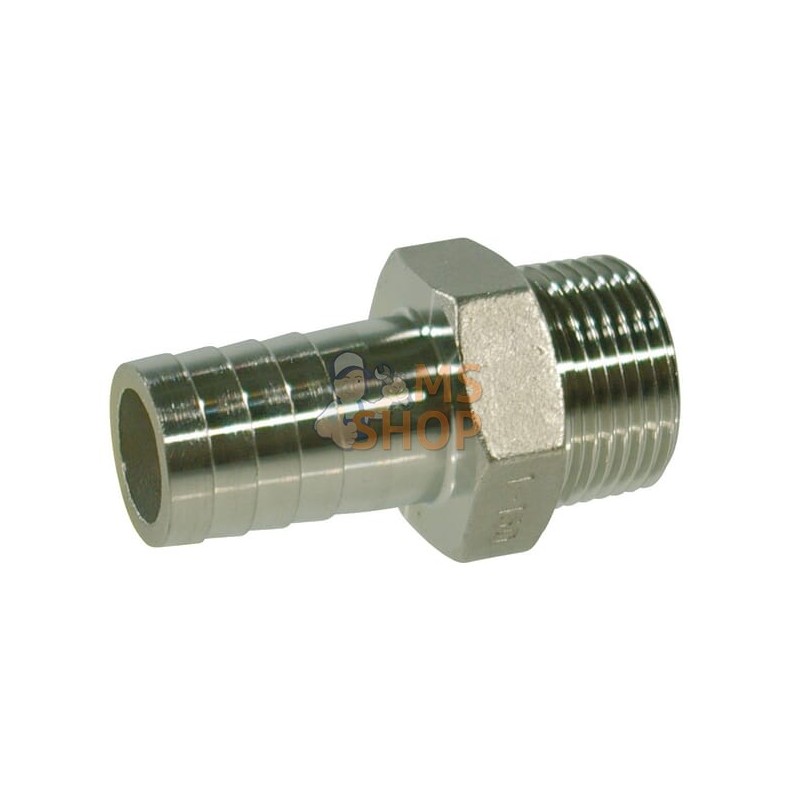 Raccord de tuyau inox 14mm x M 1/2" | UNBRANDED Raccord de tuyau inox 14mm x M 1/2" | UNBRANDEDPR#875417