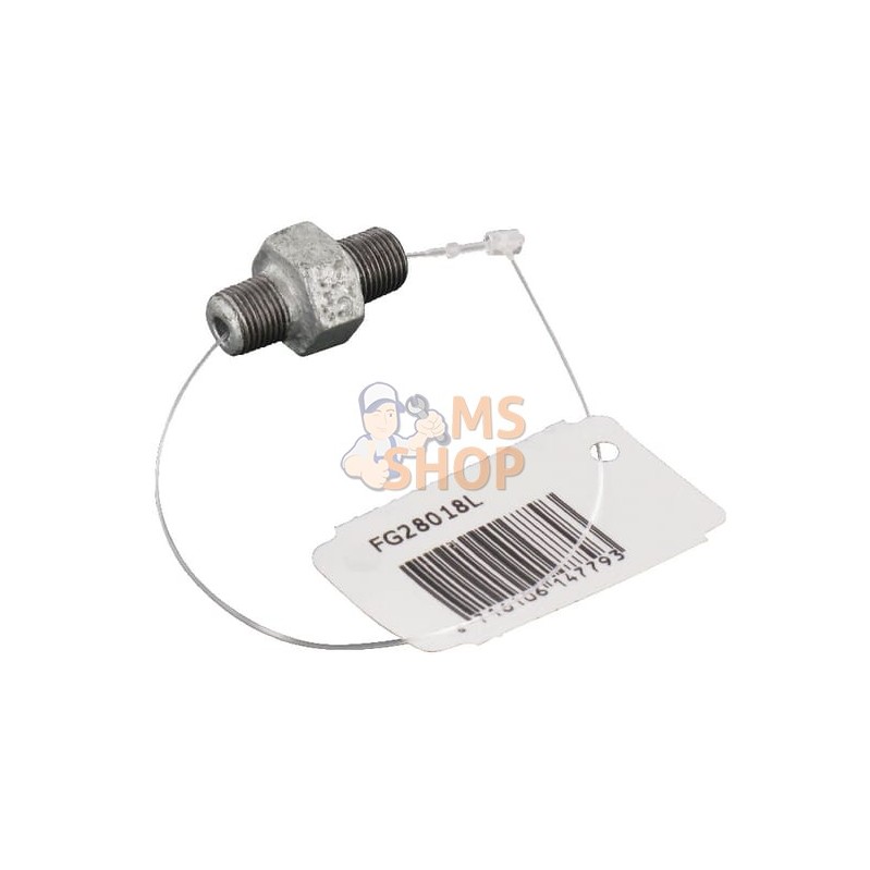 Double raccord zin. mâle 1/8" | UNBRANDED Double raccord zin. mâle 1/8" | UNBRANDEDPR#875730