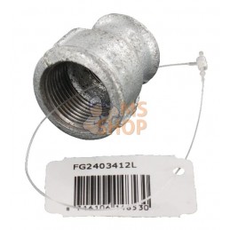 Raccord zin fem 3/4"x1/2" | UNBRANDED Raccord zin fem 3/4"x1/2" | UNBRANDEDPR#876197